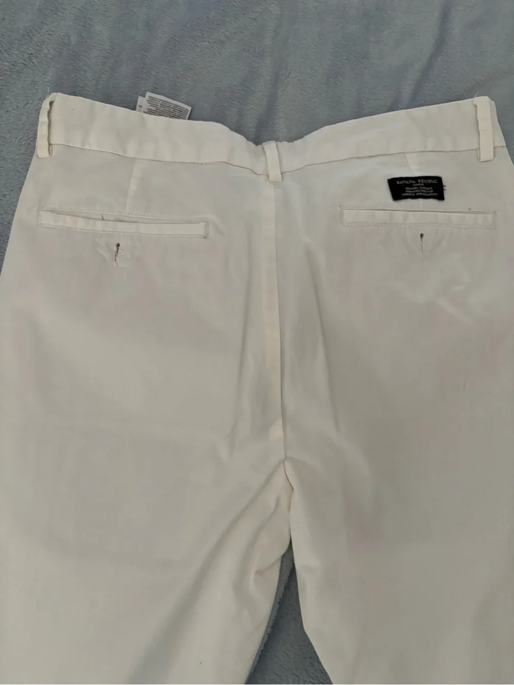 Men's Classic white Chino Pants - Tailored Fit
